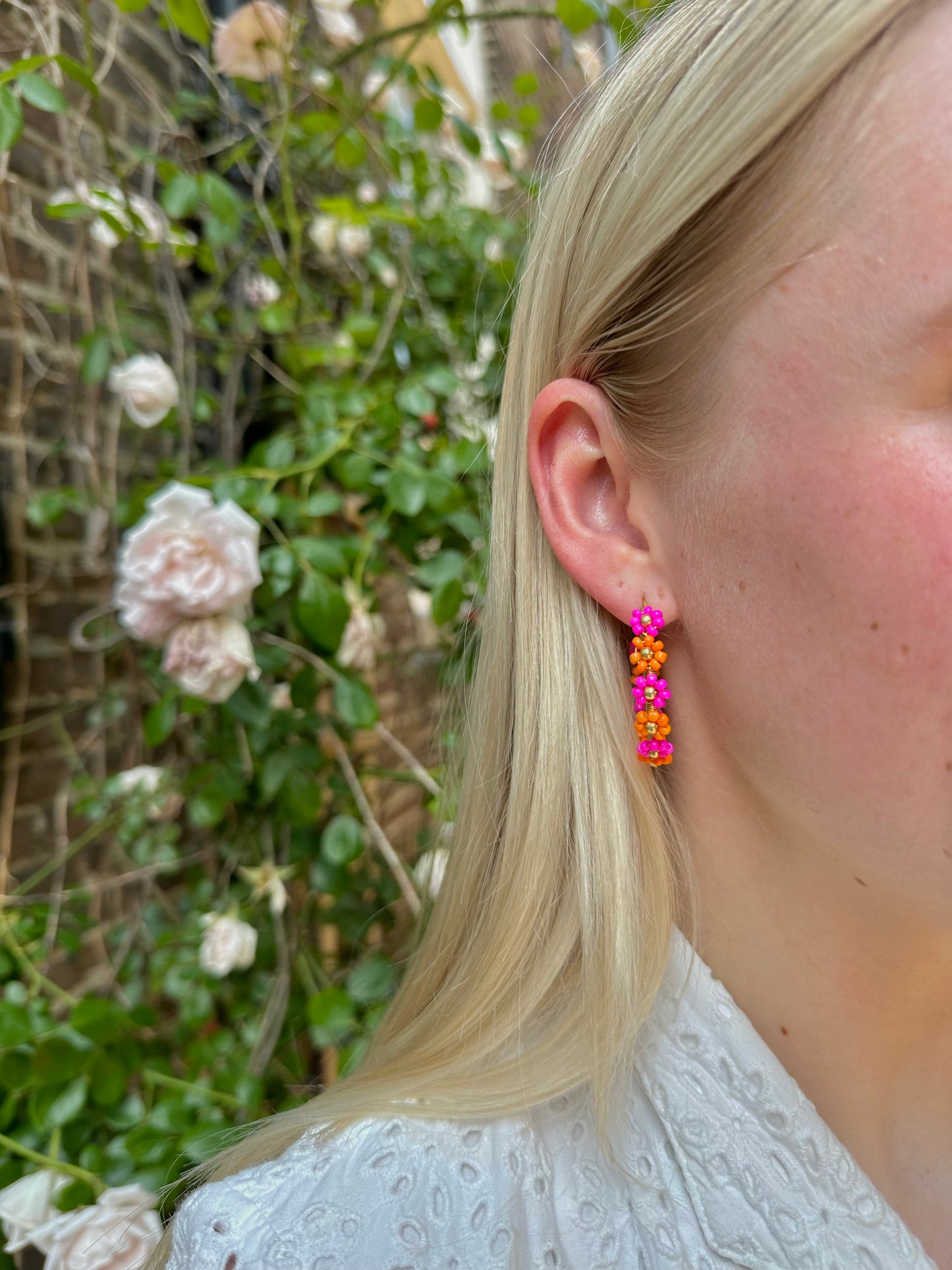 Bonita flower hoops Spring fling