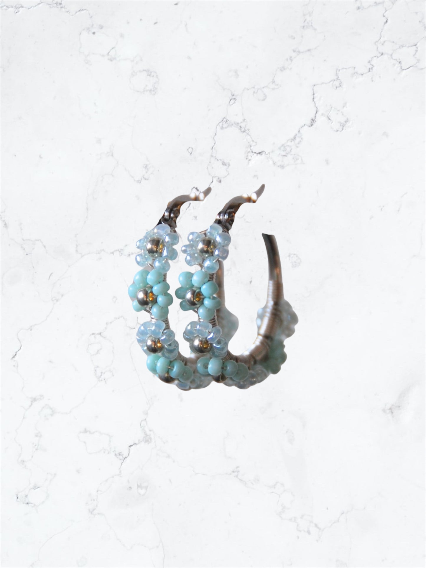 Bonita flower hoops Ariel