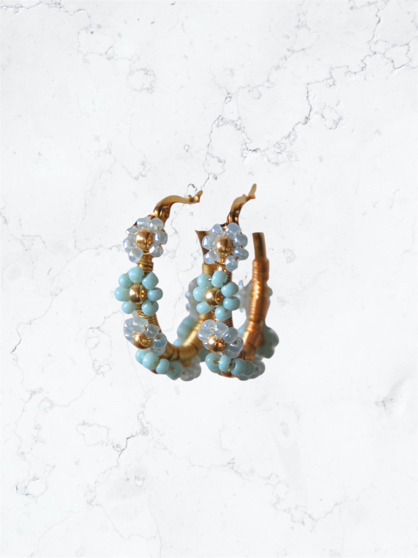 Bonita flower hoops Ariel