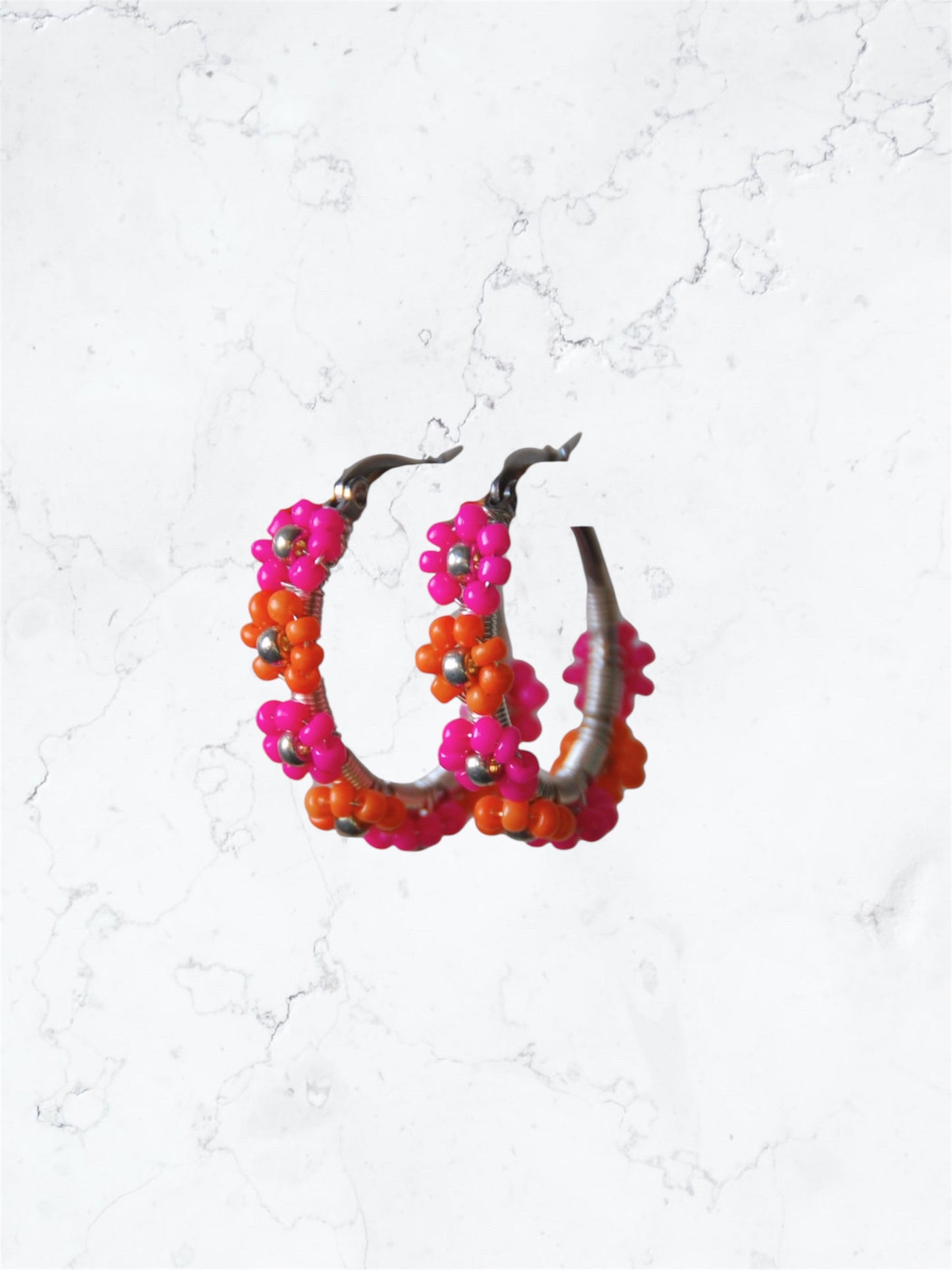 Bonita flower hoops Spring fling